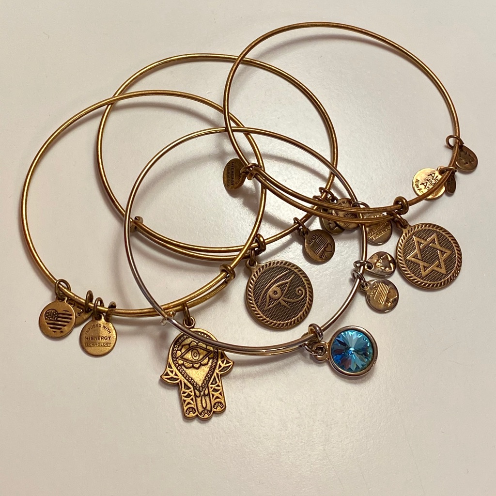 Alex And Ani Bangles Set Of 4